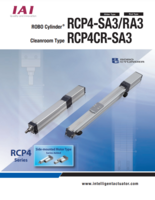 RCP4-SA3/RA3 & RCP4CR-SA3 SERIES: CLEANROOM TYPE ROBO CYLINDERS, SLIDER & ROD TYPE